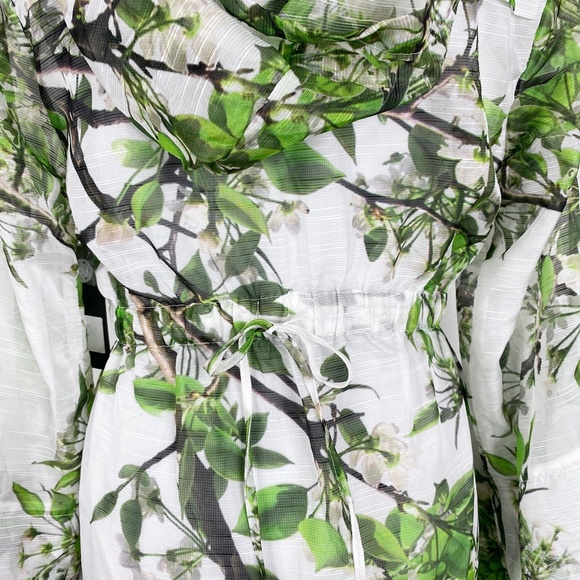 NWT Luii Sheer Branches Jacket Sz. S Lightweight w/Hood - Picture 6 of 16